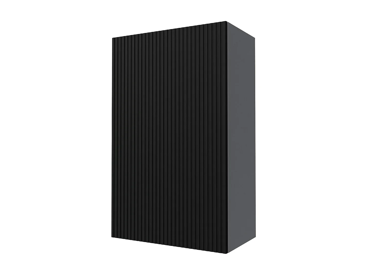 KÜCHENHÄNGESCHRANK Lamello W4/60/1 Schwarz Matt / Grau 60 / 32,5 / 96cm