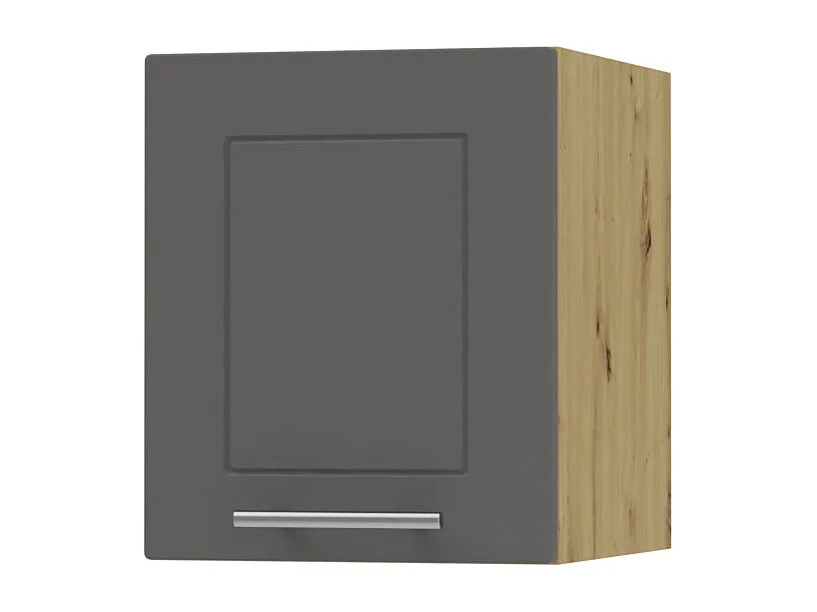 KLAPPHÄNGESCHRANK Kvantum W4B/30 Graphit Matt / Eiche Artisan Matt 30 / 32,5 / 36cm