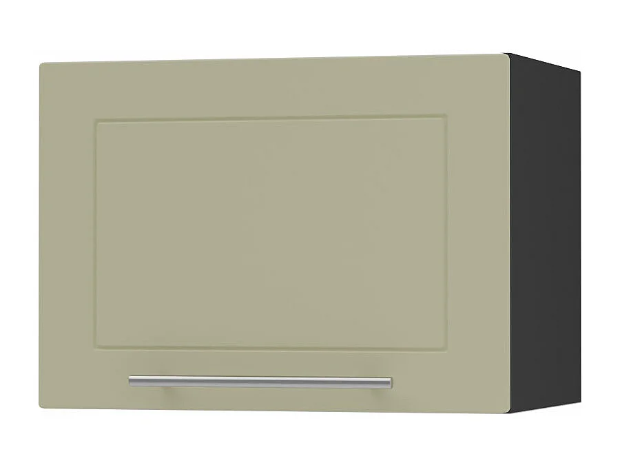 KÜCHENHÄNGESCHRANK Kvantum W4B/50 Vanille Matt / Schwarz Matt 50 / 32,5 / 36cm