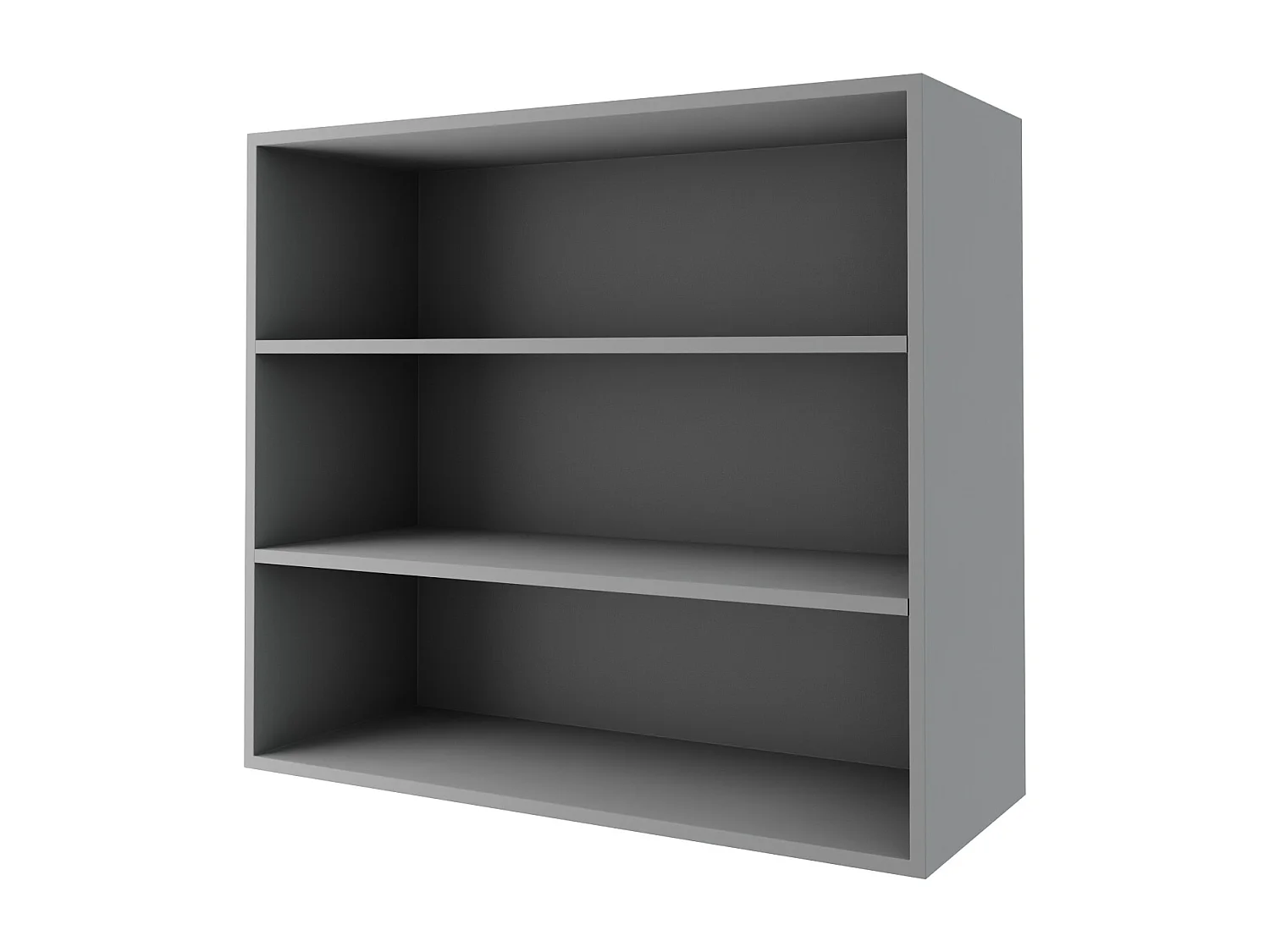 KÜCHENHÄNGESCHRANK Lamello W3/80 Schwarz Matt / Grau 80 / 32,5 / 72cm