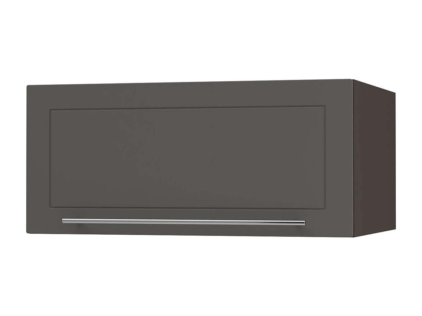 KLAPPHÄNGESCHRANK Kvantum W6B/80 Graphit Matt / Lava Matt 80 / 59 / 36cm