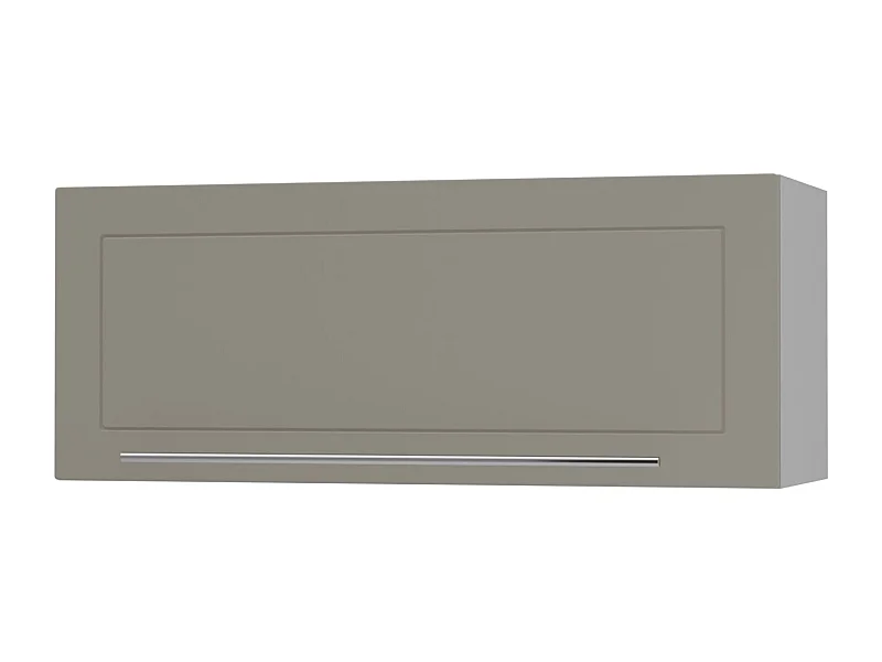 KLAPPHÄNGESCHRANK Kvantum W4B/90-AV Beige Matt / Grau Matt 90 / 32,5 / 36cm