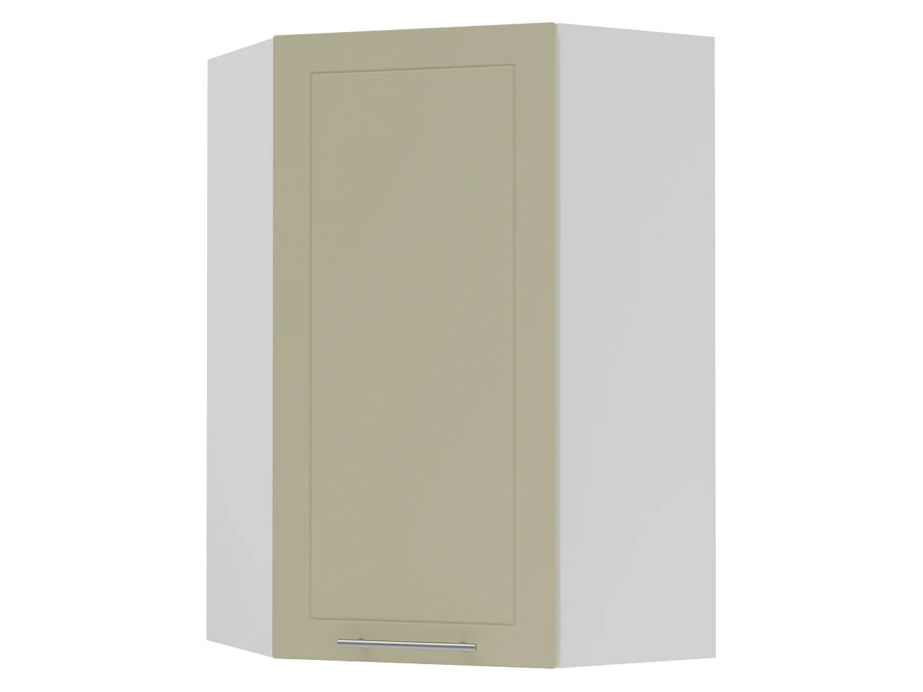 KÜCHENHÄNGESCHRANK Kvantum W4/10/60 Vanille Matt / Weiß Matt 60 / 60 / 96cm