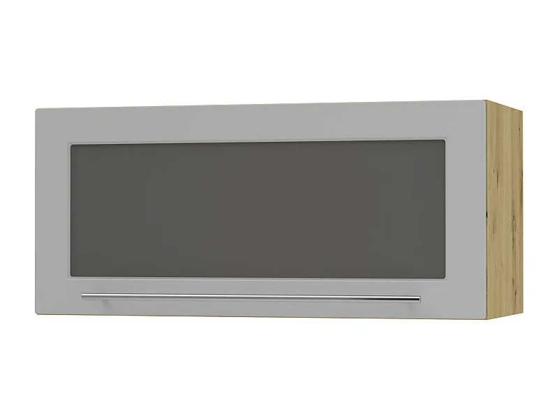 KLAPPHÄNGESCHRANK Kvantum W4BS/80-AV Dust Grey Matt / Eiche Artisan Matt 80 / 32,5 / 36cm