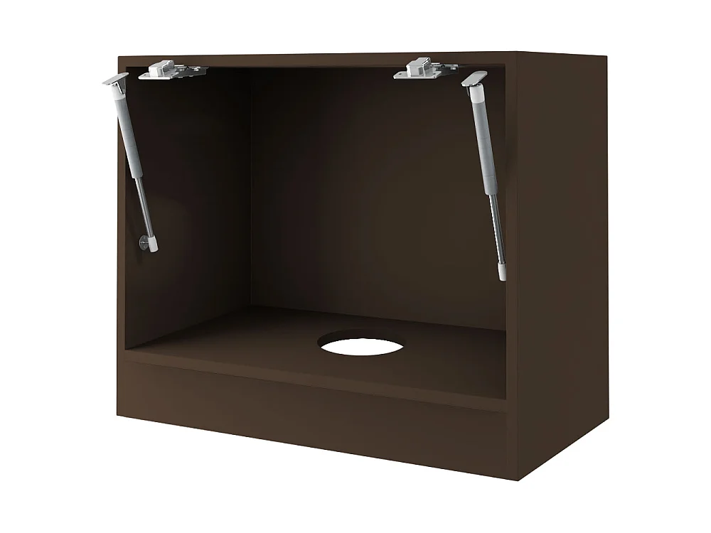 KLAPPHÄNGESCHRANK Kvantum W8/60 Graphit Matt / Lava Matt 60 / 32,5 / 50cm