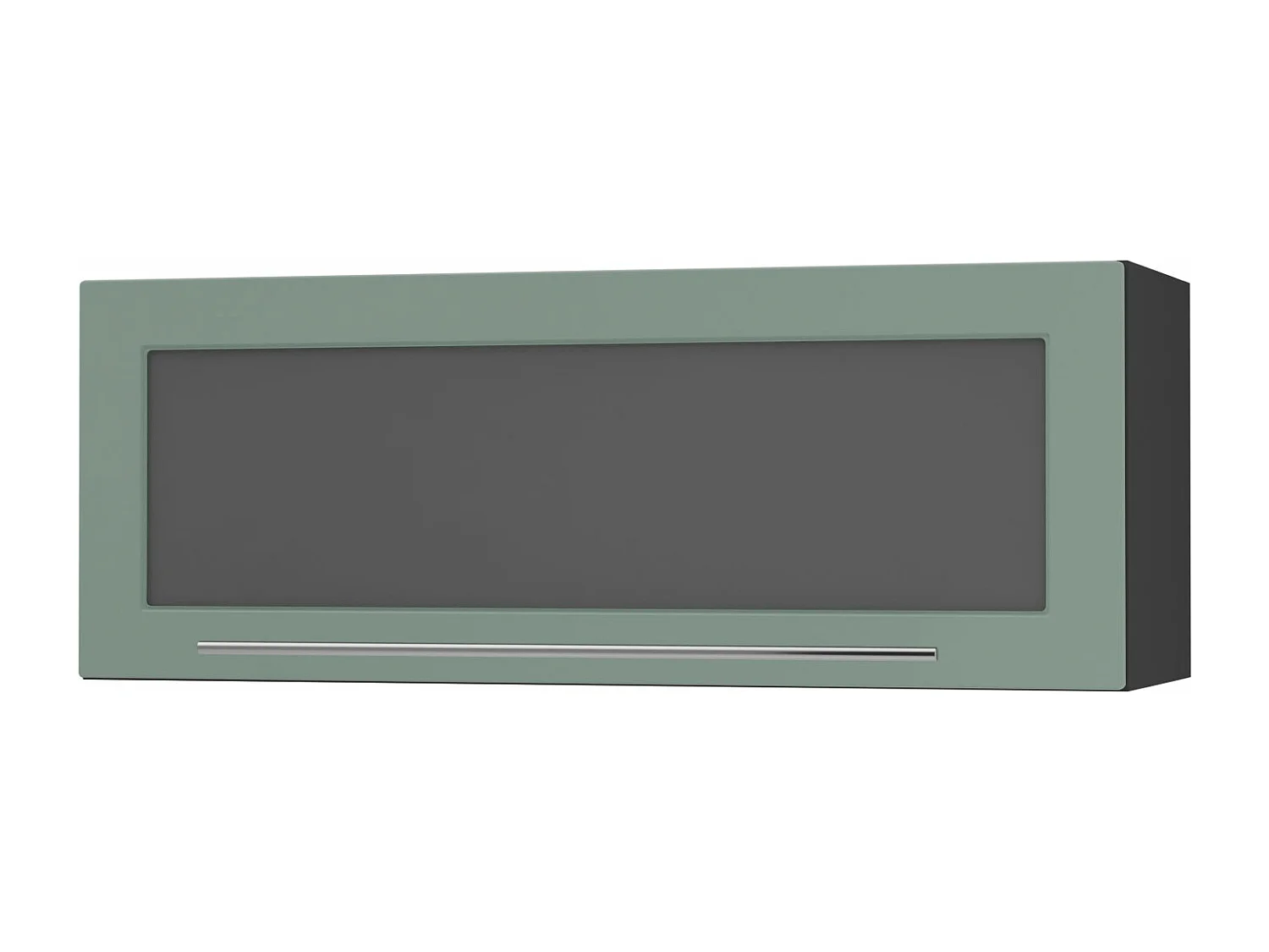 KLAPPHÄNGESCHRANK Kvantum W4BS/90 Mint Matt / Schwarz Matt 90 / 32,5 / 36cm