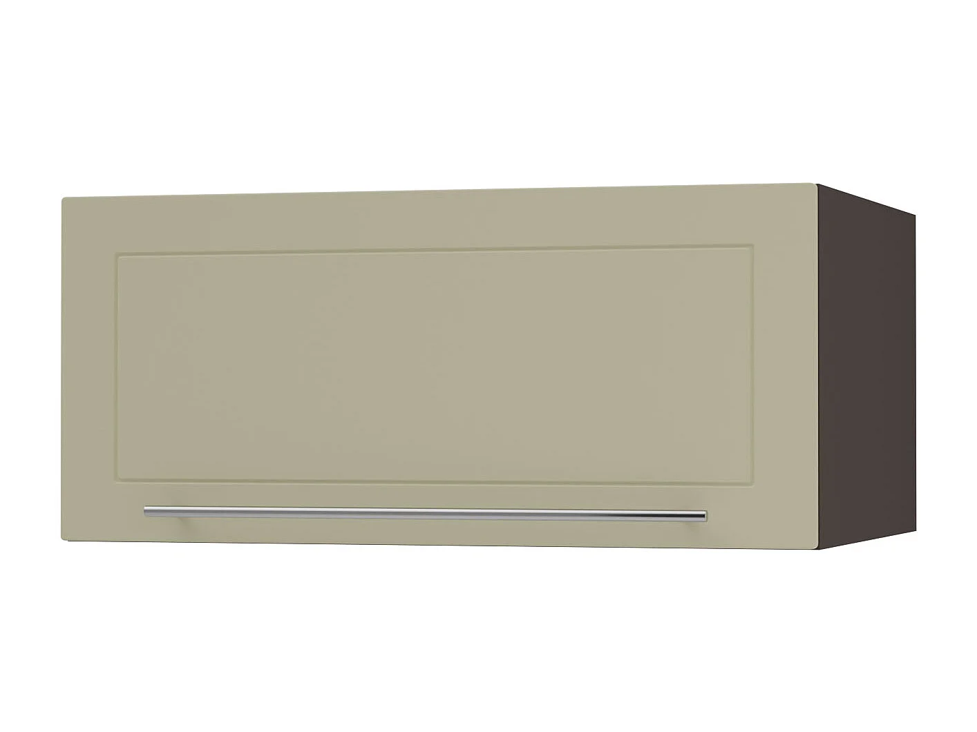 KLAPPHÄNGESCHRANK Kvantum W6B/80 Vanille Matt / Lava Matt 80 / 59 / 36cm