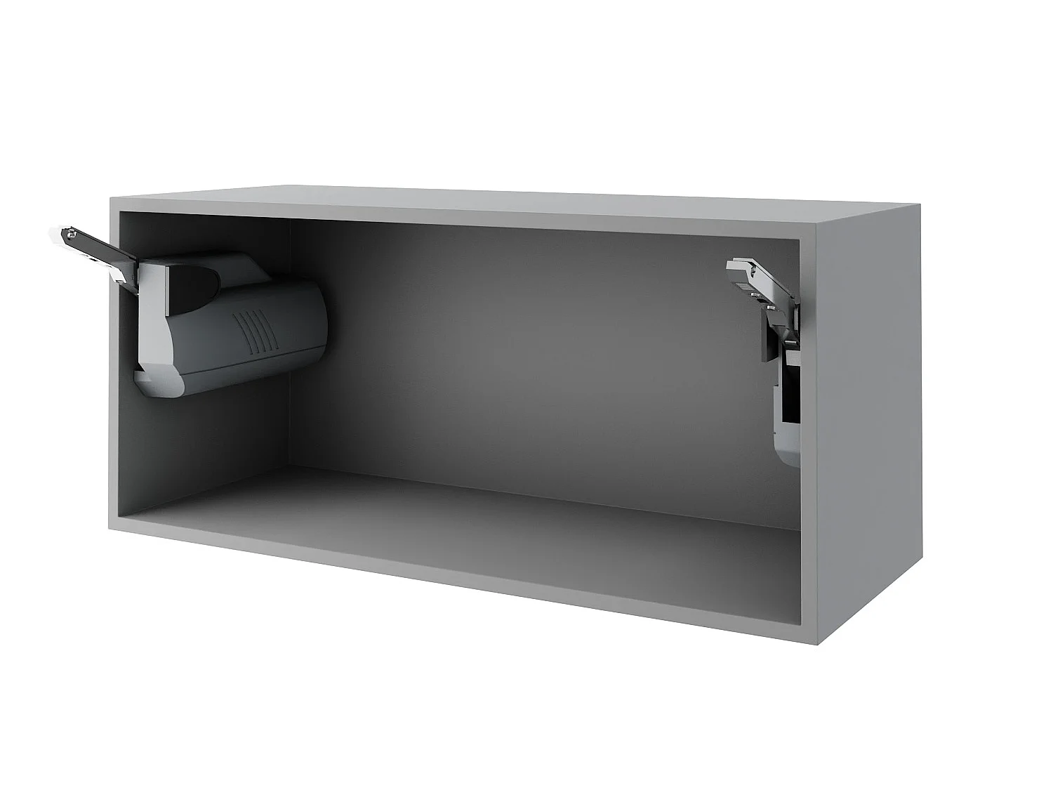 KLAPPHÄNGESCHRANK Kvantum W4BS/80-AV Vanille Matt / Grau Matt 80 / 32,5 / 36cm