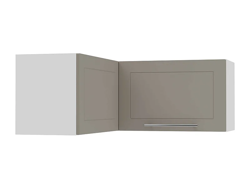 ECKHÄNGESCHRANK Kvantum W14/90/36 Beige Matt / Weiß Matt 90 / 90 / 36cm