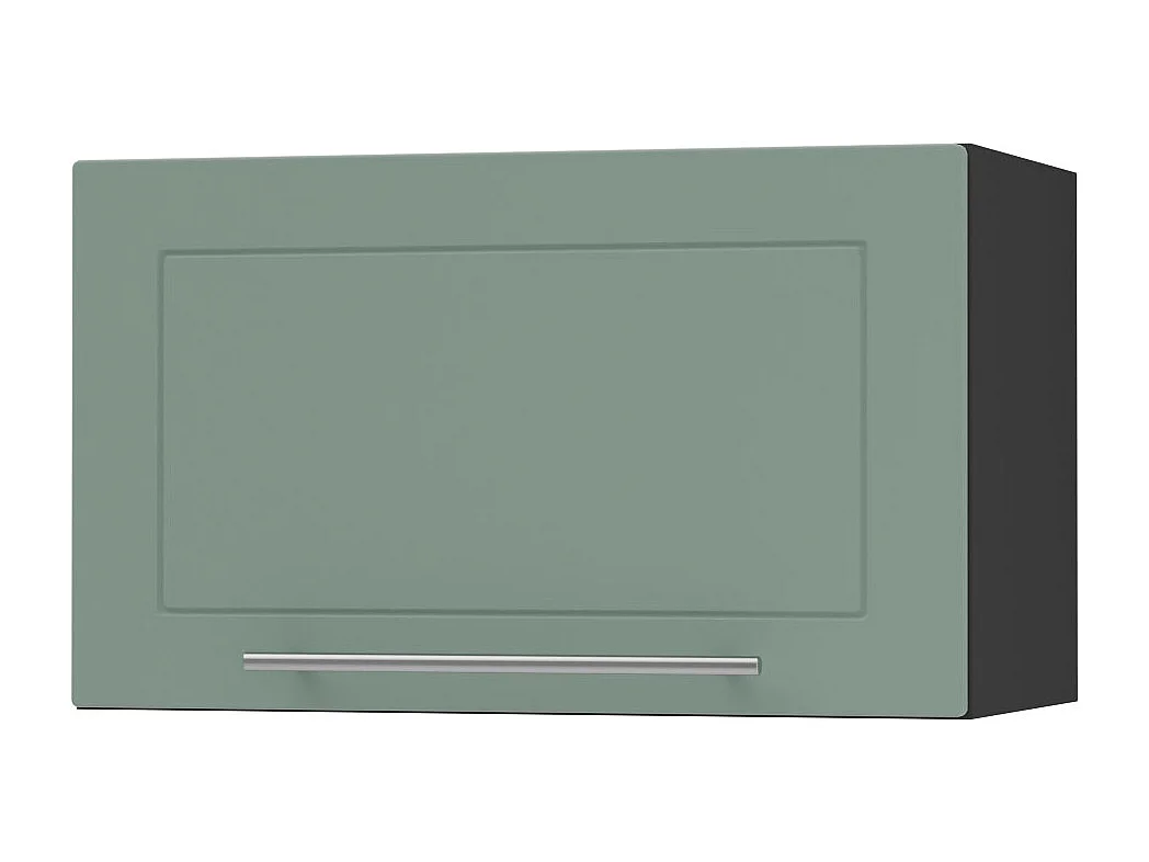 KLAPPHÄNGESCHRANK Kvantum W4B/80 Mint Matt / Schwarz Matt 80 / 32,5 / 36cm