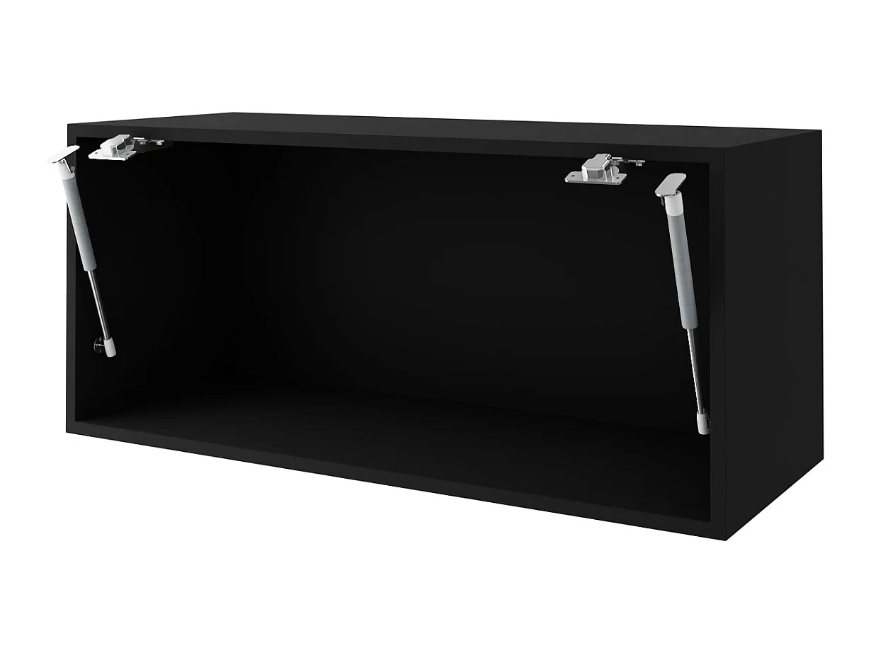 KLAPPHÄNGESCHRANK Kvantum W4B/80 Mint Matt / Schwarz Matt 80 / 32,5 / 36cm