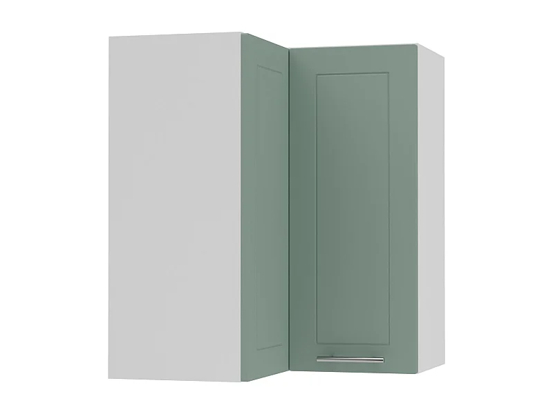 ECKHÄNGESCHRANK Kvantum W12/60 Mint Matt / Weiß Matt 60 / 60 / 72cm