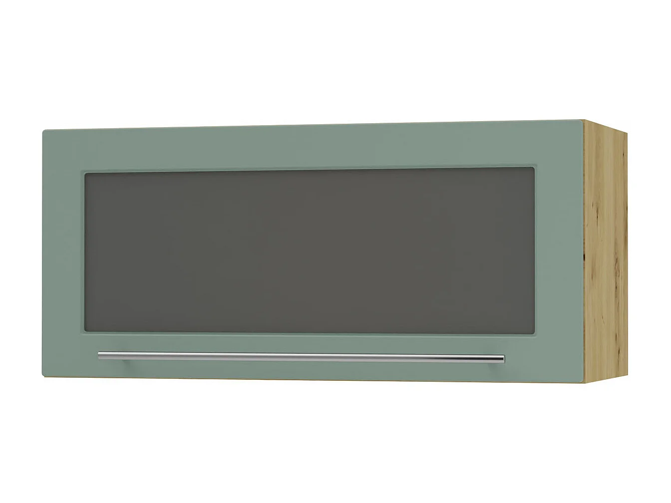 KLAPPHÄNGESCHRANK Kvantum W4BS/80 Mint Matt / Eiche Artisan Matt 80 / 32,5 / 36cm