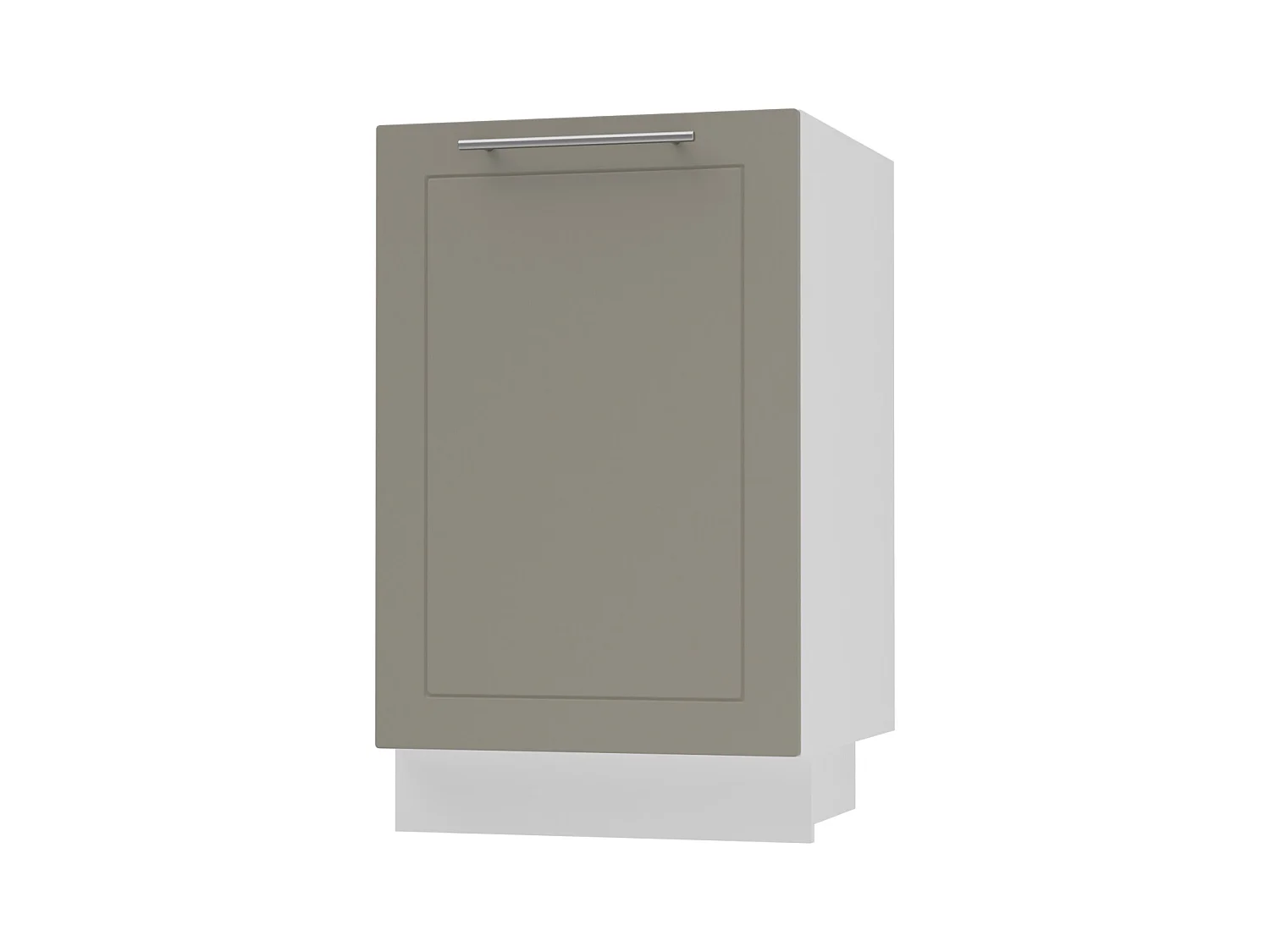 KÜCHENUNTERSCHRANK Kvantum D1D/50 Beige Matt / Weiß Matt 50 / 50 / 82cm