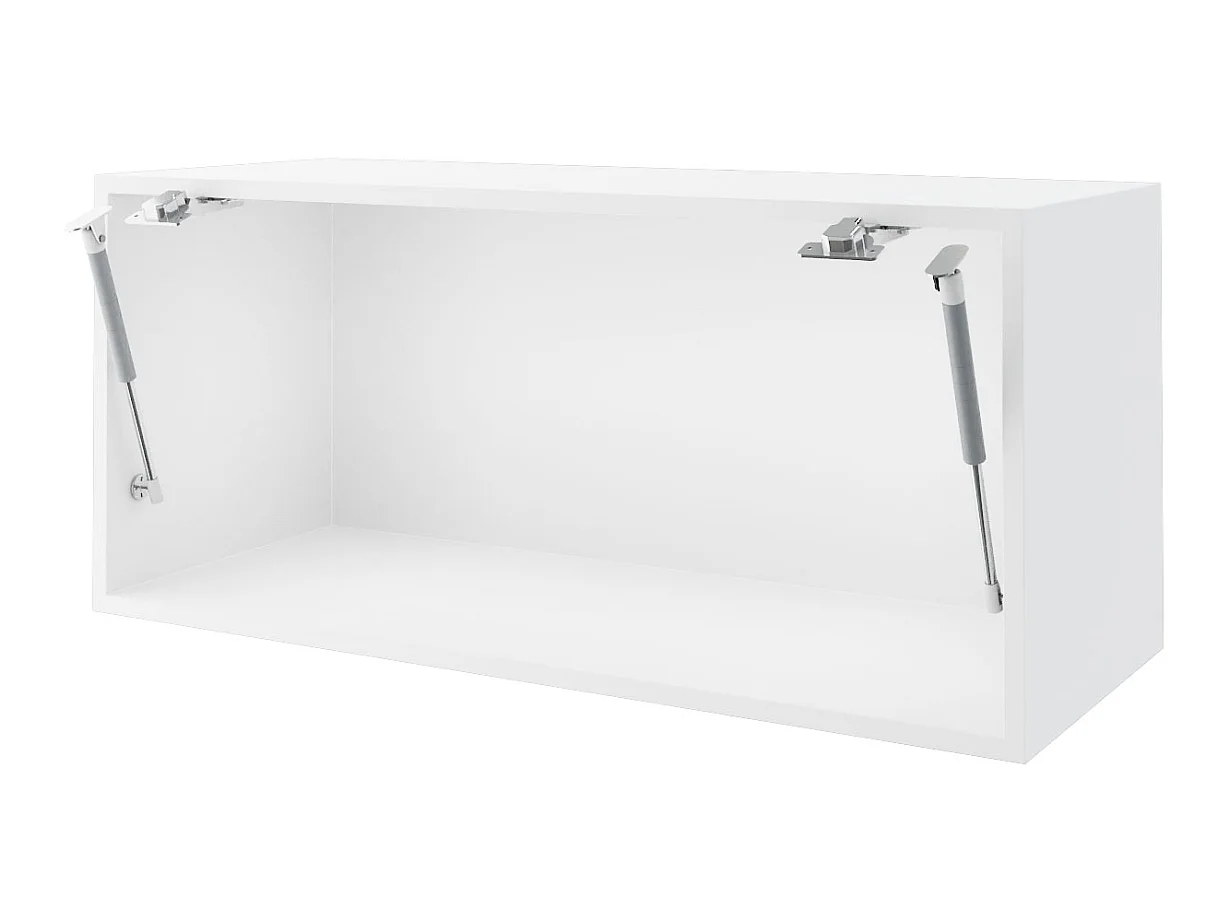 KLAPPHÄNGESCHRANK Kvantum W4B/80 Graphit Matt / Weiß Matt 80 / 32,5 / 36cm