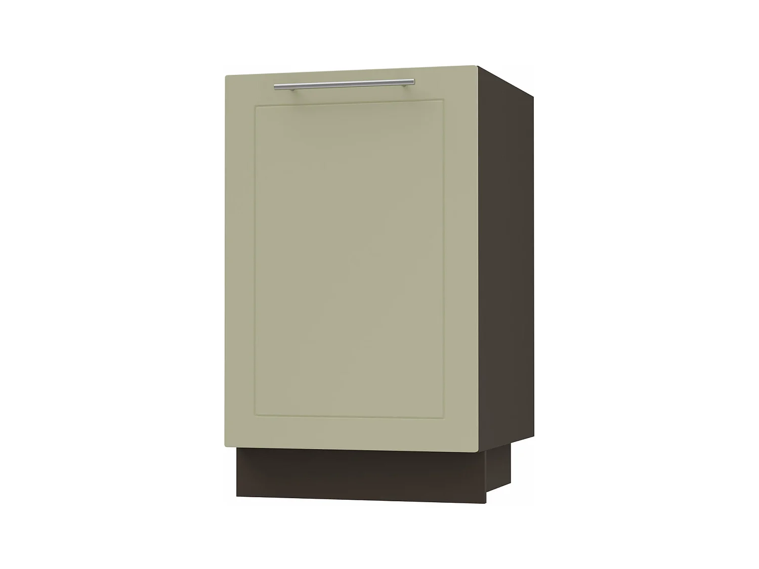 KÜCHENUNTERSCHRANK Kvantum D1D/50 Vanille Matt / Lava Matt 50 / 50 / 82cm