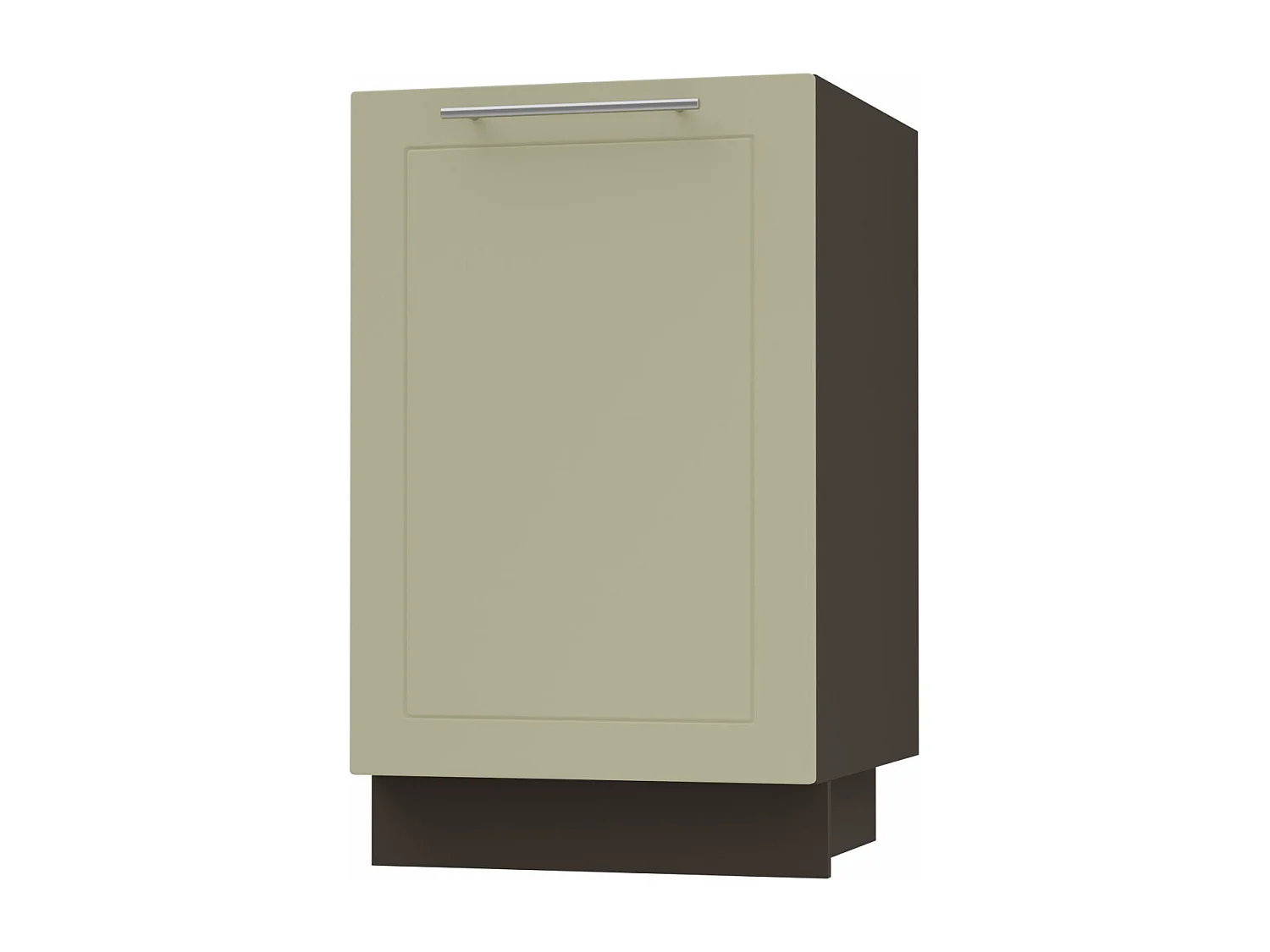 KÜCHENUNTERSCHRANK Kvantum D1D/50 Vanille Matt / Lava Matt 50 / 50 / 82cm