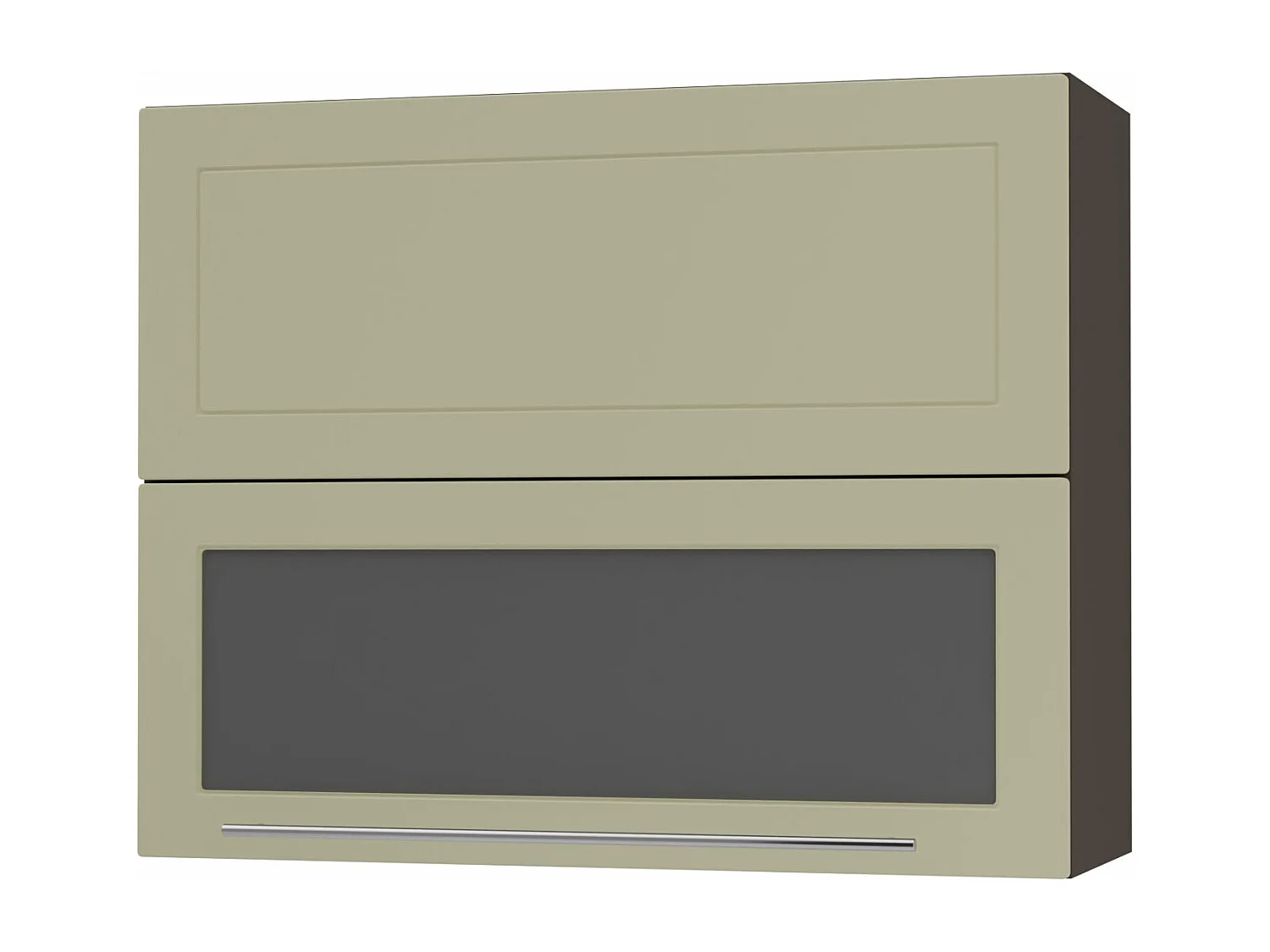 KÜCHENHÄNGESCHRANK Kvantum W8BS/90 Vanille Matt / Lava Matt 90 / 32,5 / 72cm