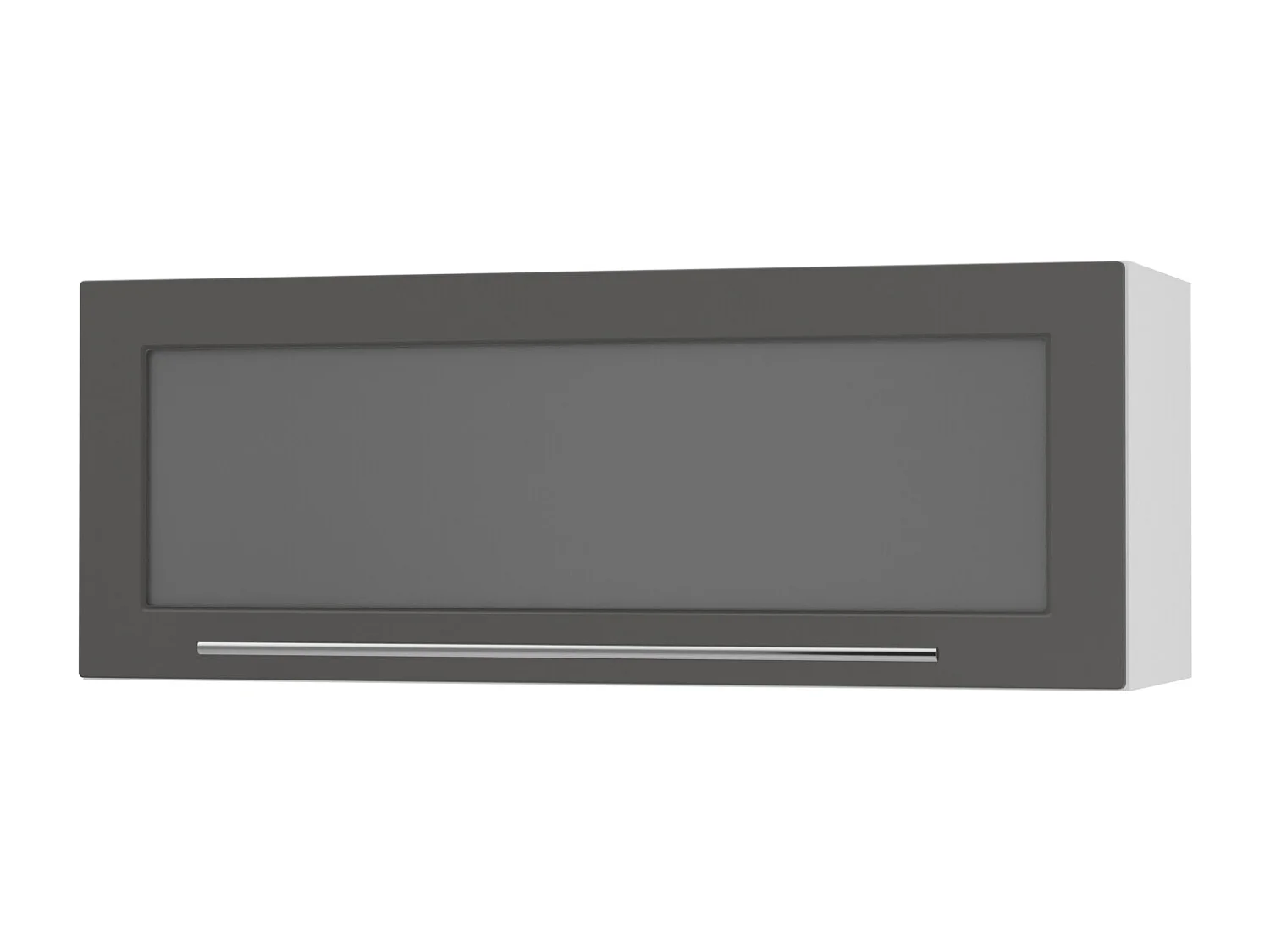 KÜCHENHÄNGESCHRANK Kvantum W4BS/90-AV Graphit Matt / Weiß Matt 90 / 32,5 / 36cm