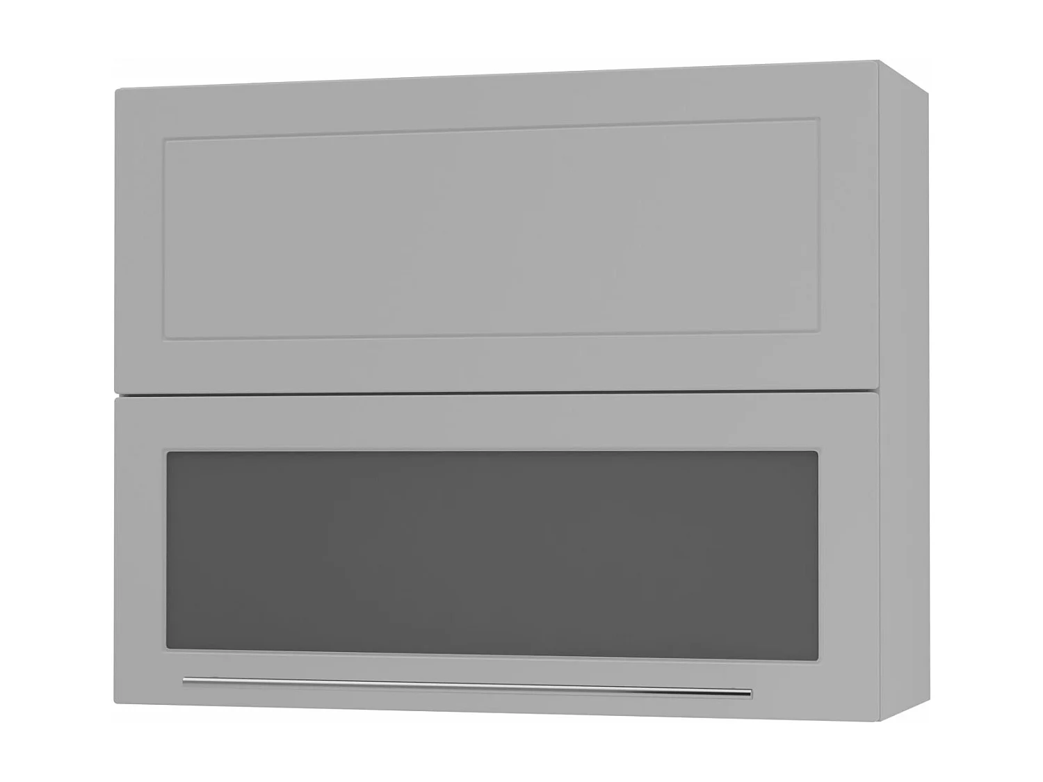 KÜCHENHÄNGESCHRANK Kvantum W8BS/90 Dust Grey Matt / Grau Matt 90 / 32,5 / 72cm