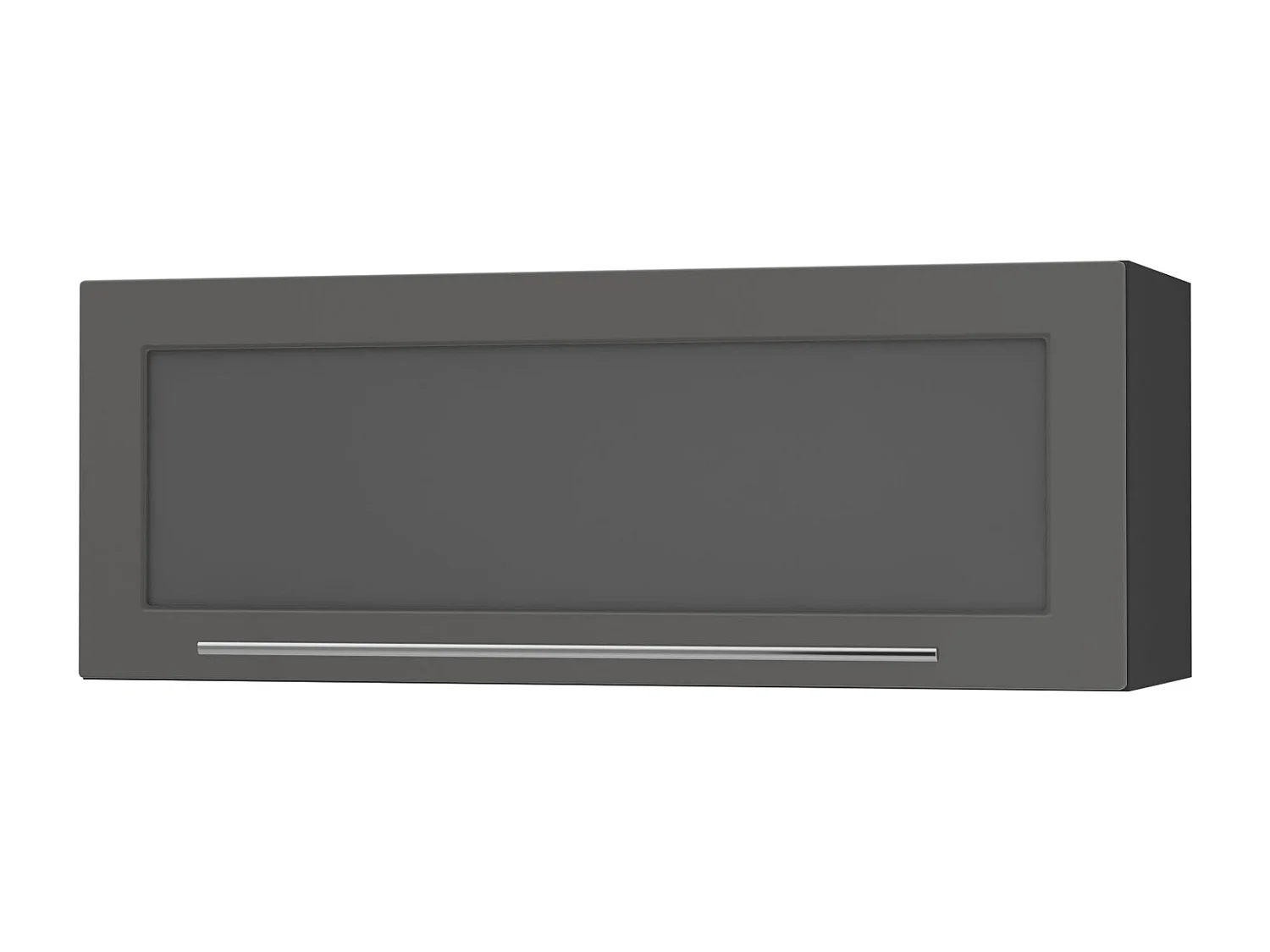 KLAPPHÄNGESCHRANK Kvantum W4BS/90 Graphit Matt / Schwarz Matt 90 / 32,5 / 36cm