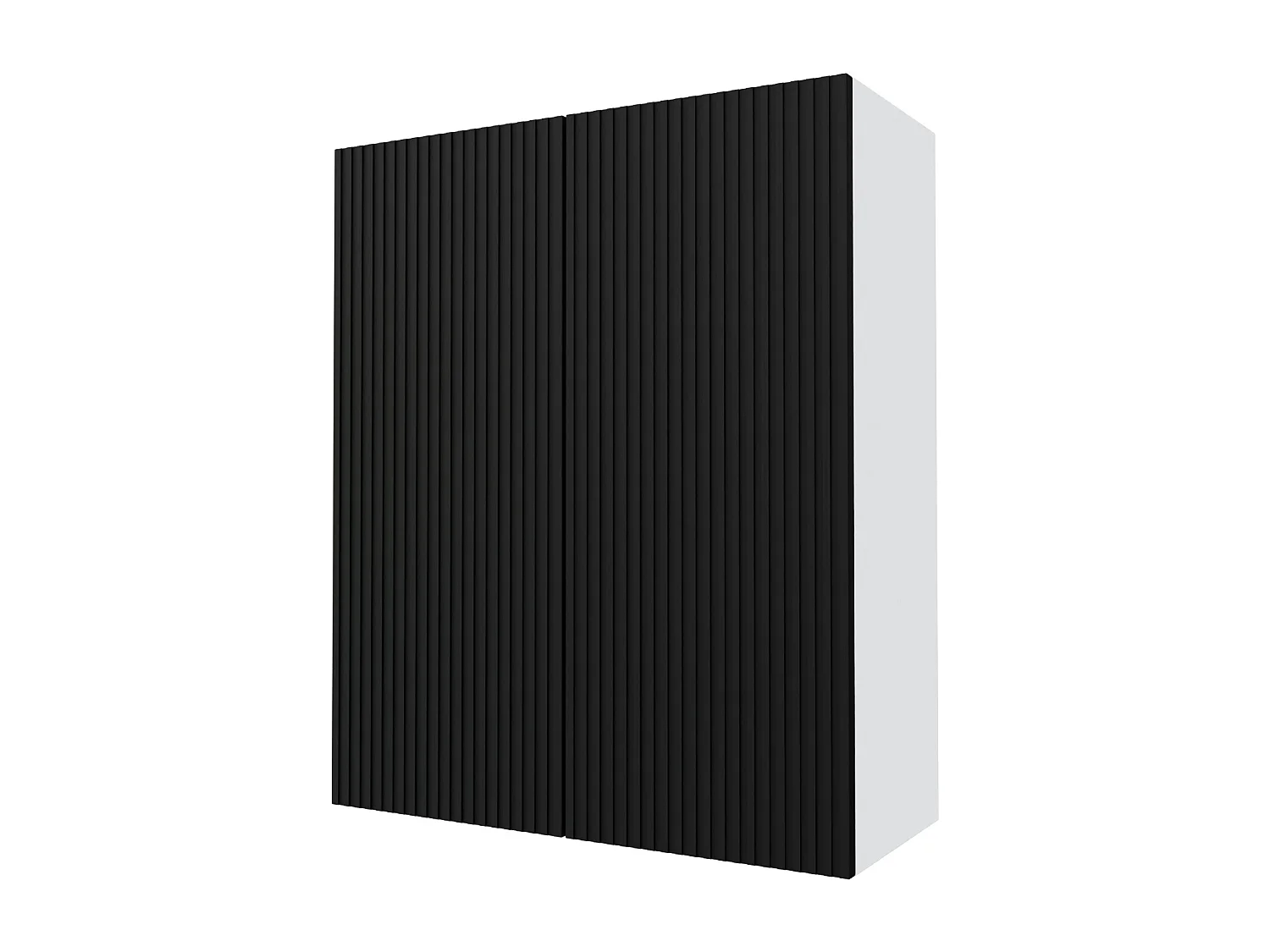 KÜCHENHÄNGESCHRANK Lamello W4/80 Schwarz Matt / Weiß 80 / 32,5 / 96cm