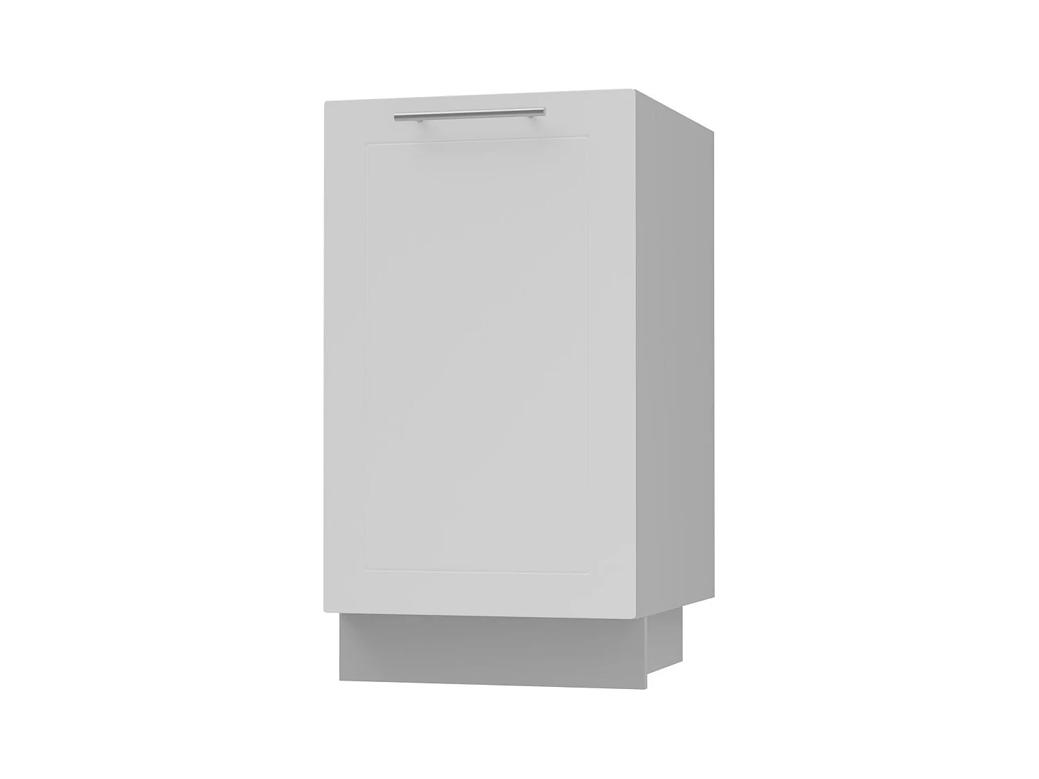 KÜCHENUNTERSCHRANK Kvantum D1D/45 Weiß Matt / Grau Matt 45 / 50 / 82cm