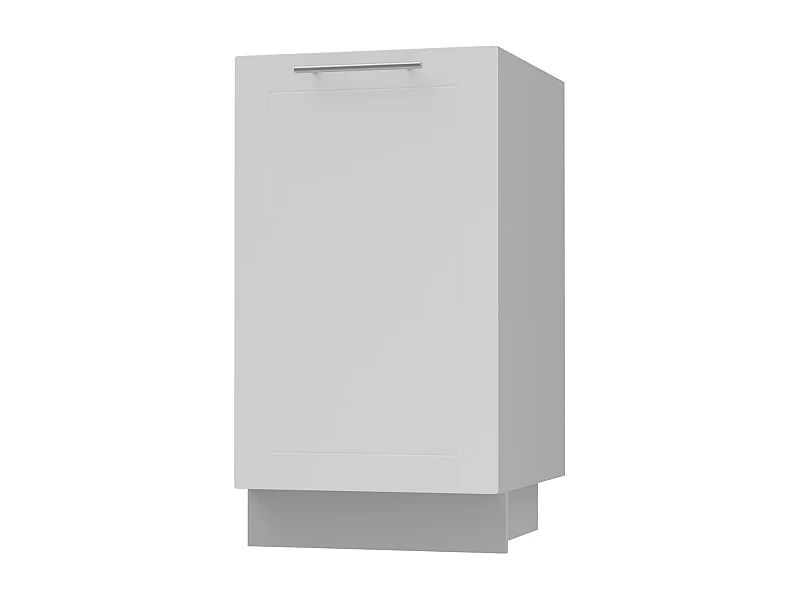 KÜCHENUNTERSCHRANK Kvantum D1D/45 Weiß Matt / Grau Matt 45 / 50 / 82cm