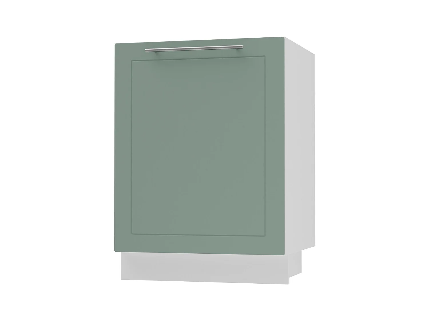 KÜCHENUNTERSCHRANK Kvantum D1D/50 Mint Matt / Weiß Matt 50 / 50 / 82cm