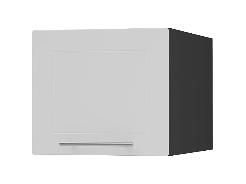 KLAPPHÄNGESCHRANK Kvantum W6B/40 Weiß Matt / Schwarz Matt 40 / 59 / 36cm