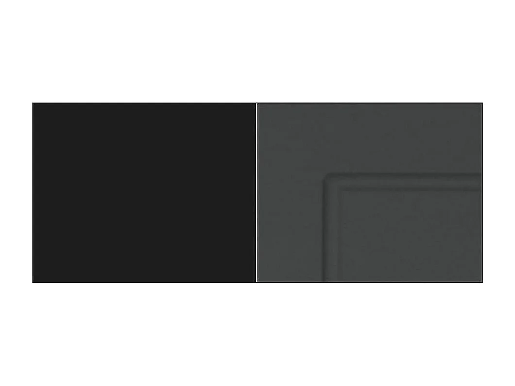 KLAPPHÄNGESCHRANK Kvantum W4BS/80-AV Graphit Matt / Schwarz Matt 80 / 32,5 / 36cm