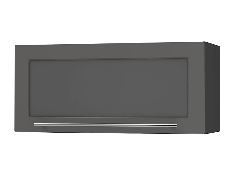 KLAPPHÄNGESCHRANK Kvantum W4BS/80-AV Graphit Matt / Schwarz Matt 80 / 32,5 / 36cm