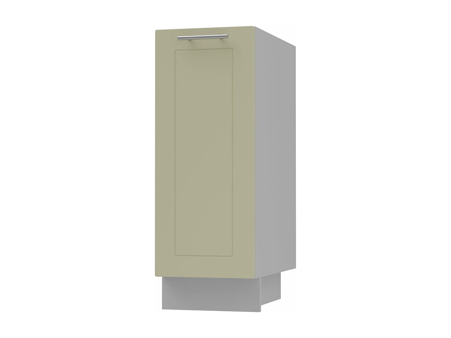 KÜCHENUNTERSCHRANK Kvantum D1D/30 Vanille Matt / Grau Matt 30 / 50 / 82cm