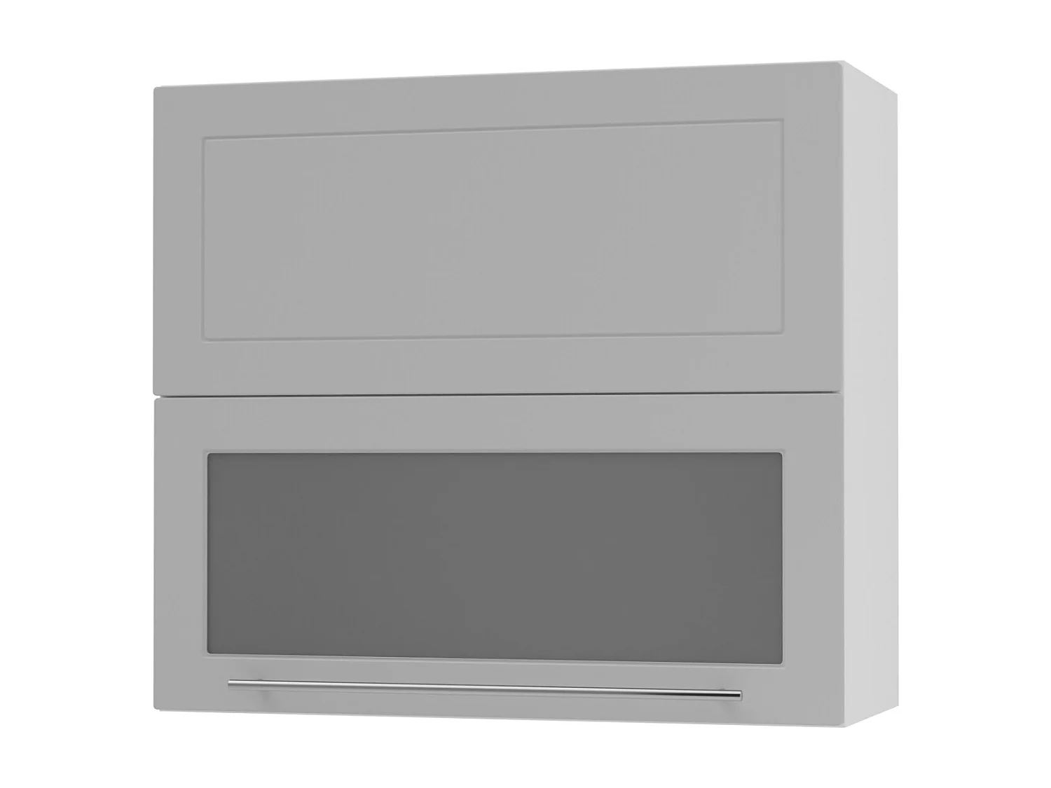 KÜCHENHÄNGESCHRANK Kvantum W8BS/80 Dust Grey Matt / Weiß Matt 80 / 32,5 / 72cm