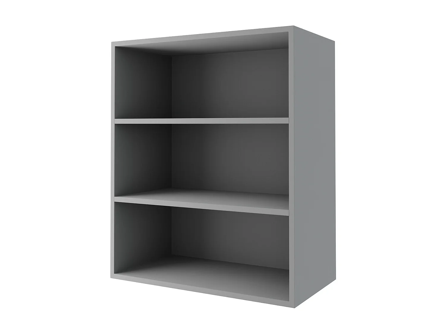 KÜCHENHÄNGESCHRANK Lamello W3/60 Schwarz Matt / Grau 60 / 32,5 / 72cm