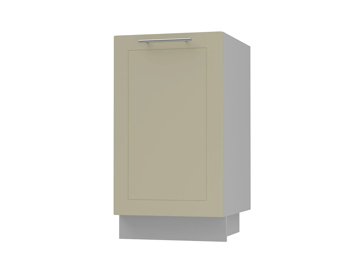 KÜCHENUNTERSCHRANK Kvantum D1D/45 Vanille Matt / Grau Matt 45 / 50 / 82cm
