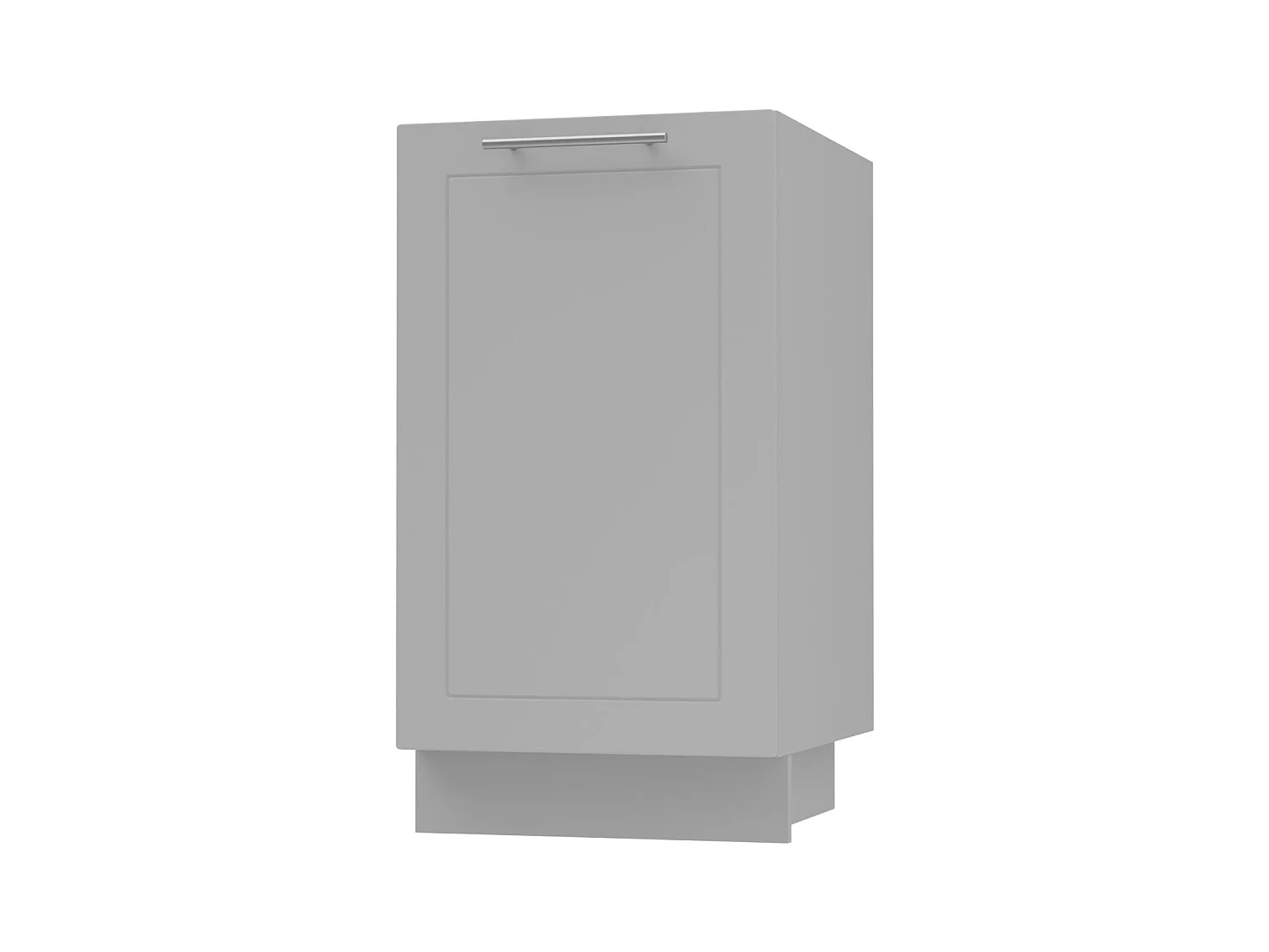 KÜCHENUNTERSCHRANK Kvantum D1D/45 Dust Grey Matt / Grau Matt 45 / 50 / 82cm