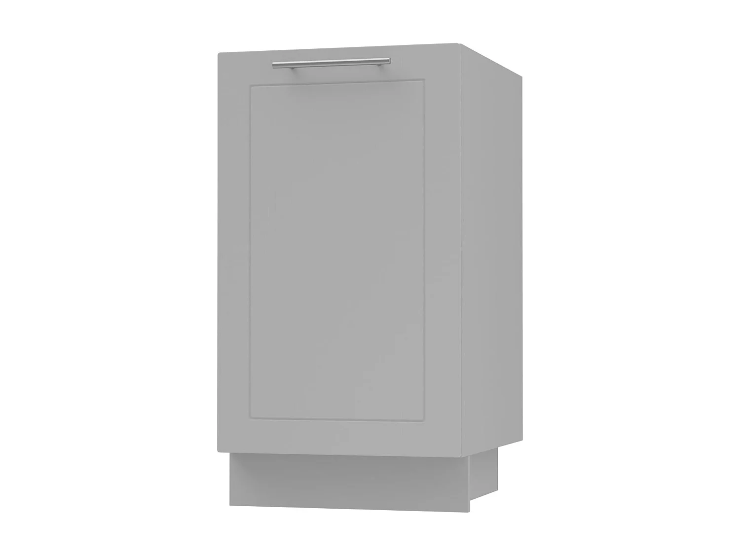 KÜCHENUNTERSCHRANK Kvantum D1D/45 Dust Grey Matt / Grau Matt 45 / 50 / 82cm