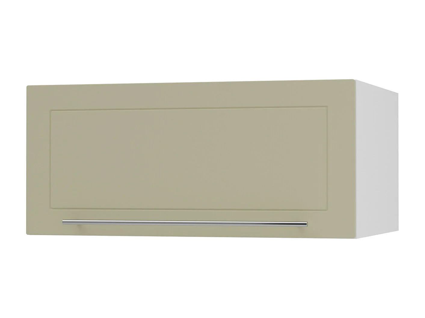 KLAPPHÄNGESCHRANK Kvantum W4B/80-AV Vanille Matt / Weiß Matt 80 / 32,5 / 36cm