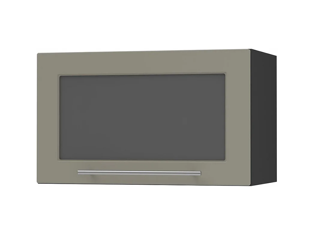 KLAPPHÄNGESCHRANK Kvantum W4BS/60 Beige Matt / Schwarz Matt 60 / 32,5 / 36cm