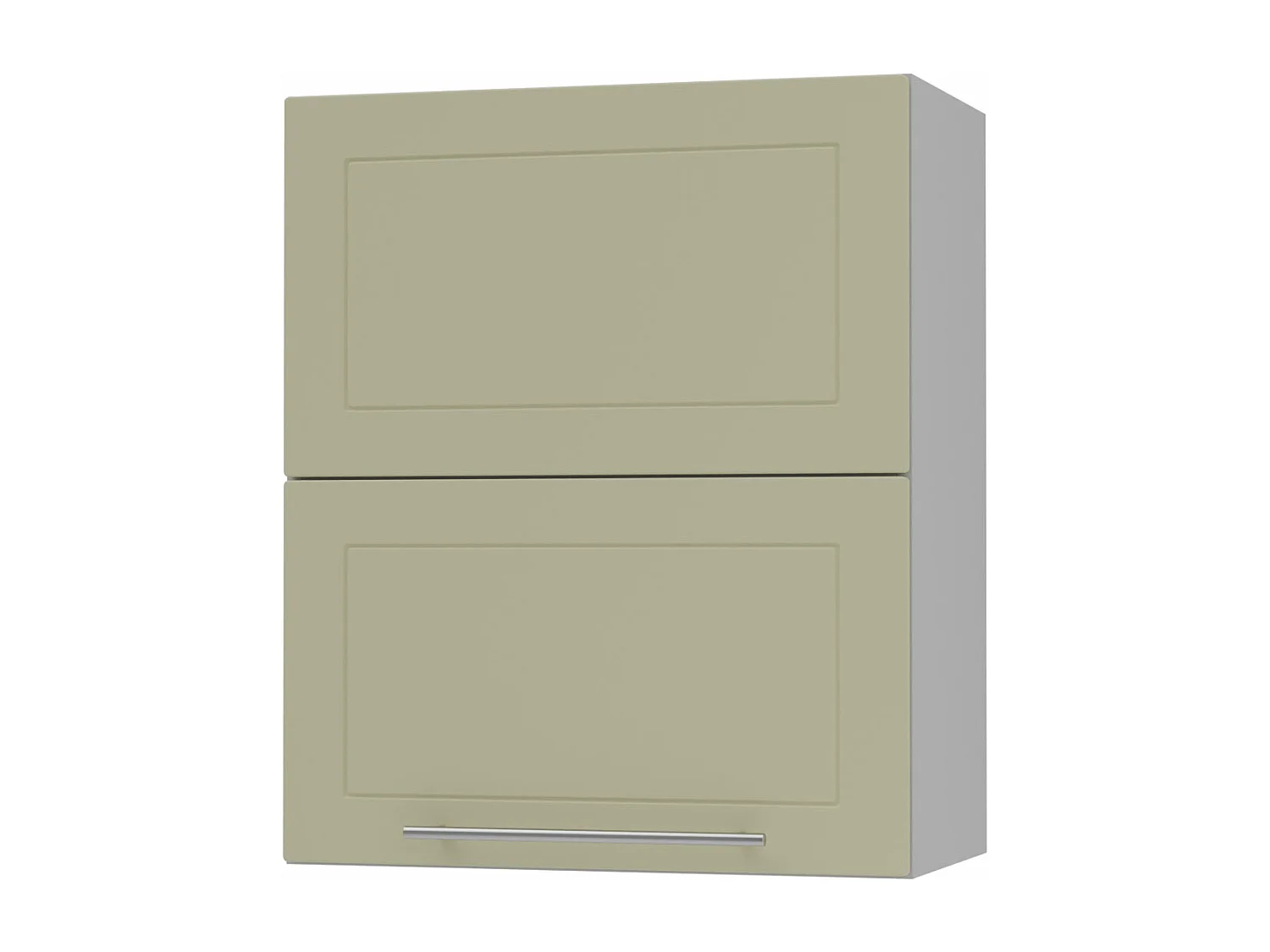 KÜCHENHÄNGESCHRANK Kvantum W8B/60 Vanille Matt / Grau Matt 60 / 32,5 / 72cm