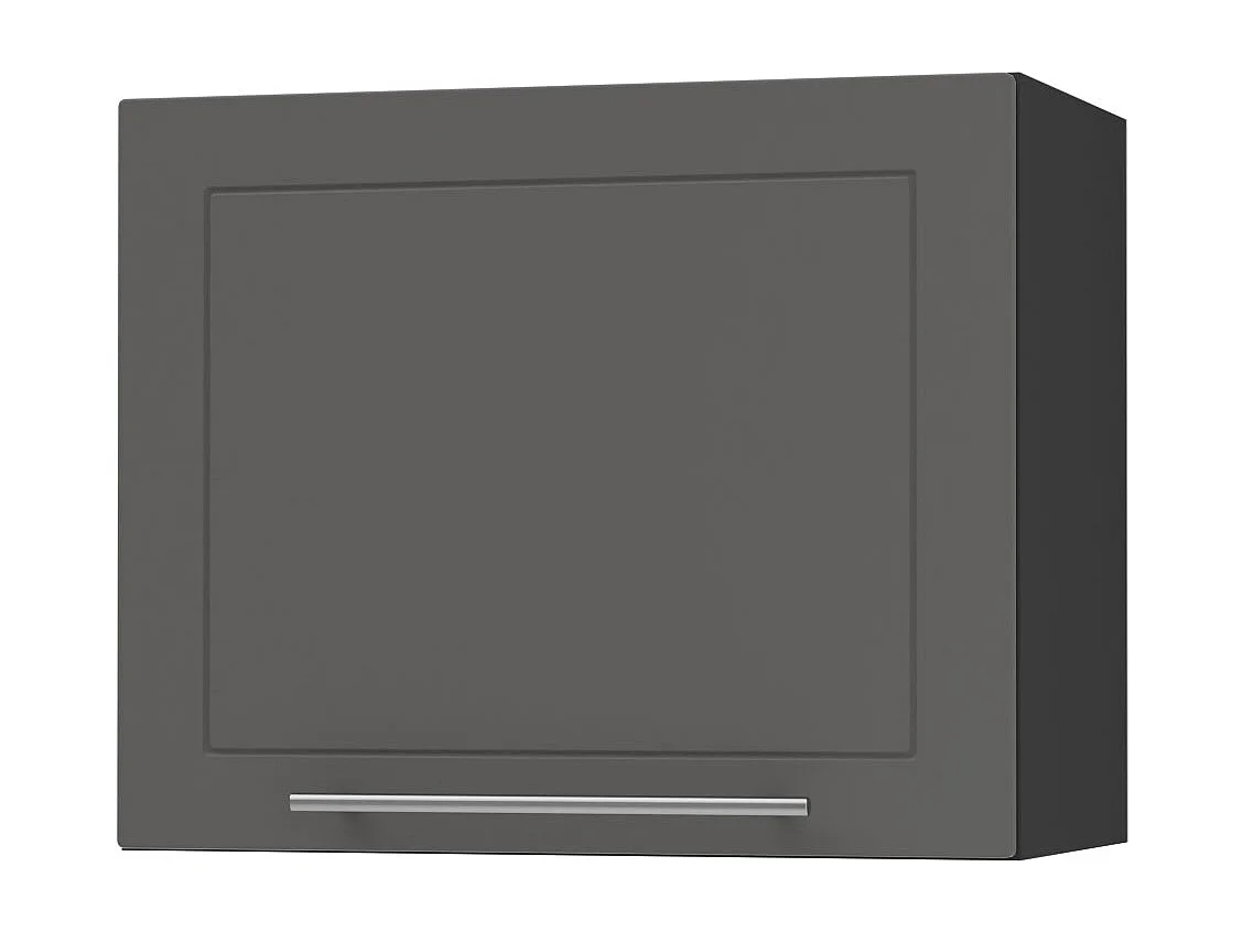 KLAPPHÄNGESCHRANK Kvantum W8/60 Graphit Matt / Schwarz Matt 60 / 32,5 / 50cm