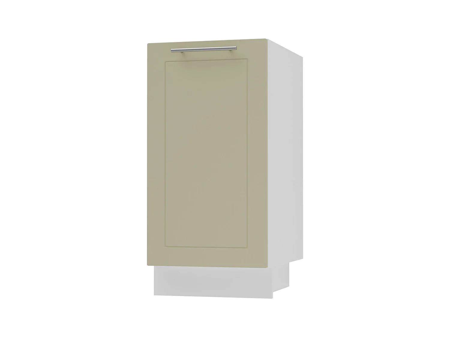 KÜCHENUNTERSCHRANK Kvantum D1D/40 Vanille Matt / Weiß Matt 40 / 50 / 82cm