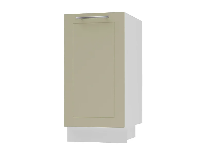 KÜCHENUNTERSCHRANK Kvantum D1D/40 Vanille Matt / Weiß Matt 40 / 50 / 82cm