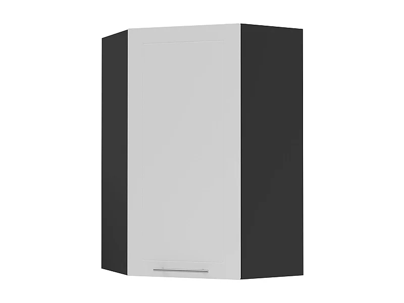 KÜCHENHÄNGESCHRANK Kvantum W4/10/60 Weiß Matt / Schwarz Matt 60 / 60 / 96cm