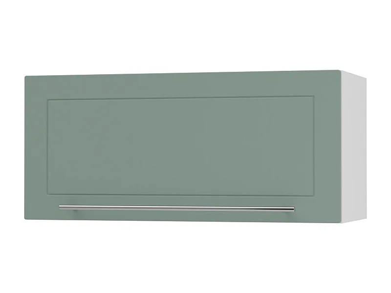 KLAPPHÄNGESCHRANK Kvantum W4B/80 Mint Matt / Weiß Matt 80 / 32,5 / 36cm