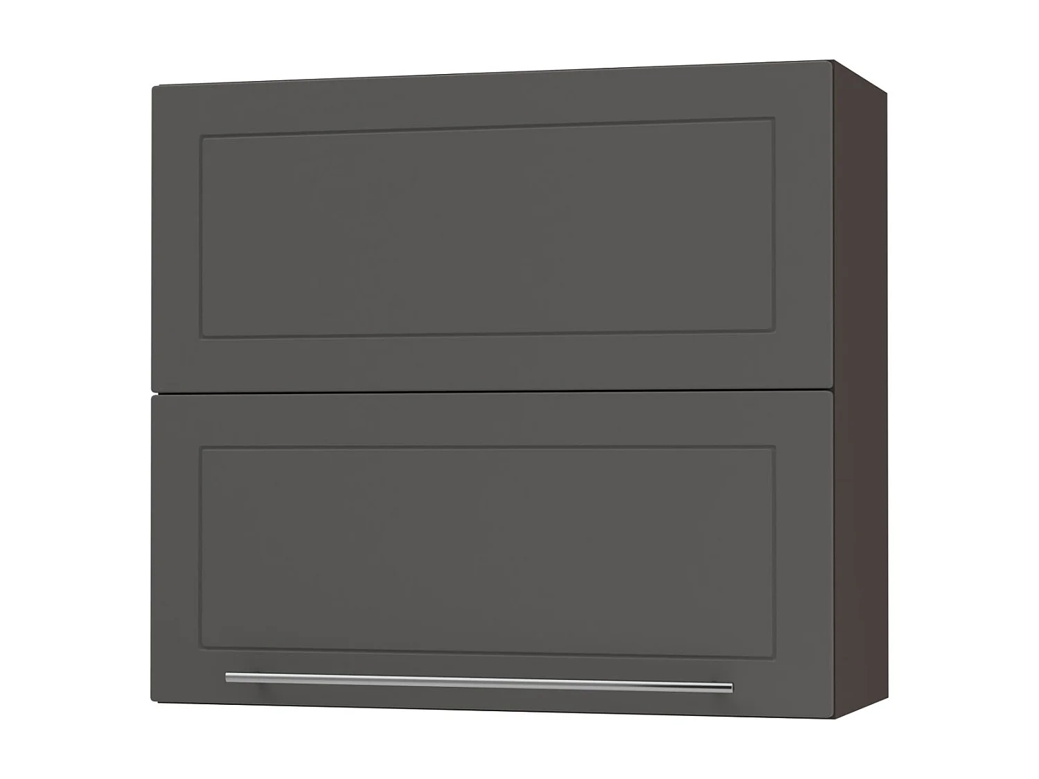 KÜCHENHÄNGESCHRANK Kvantum W8B/80 Graphit Matt / Lava Matt 80 / 32,5 / 72cm