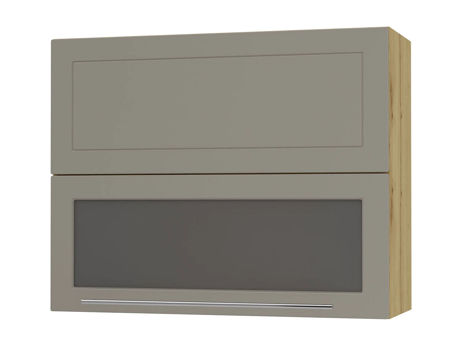 KÜCHENHÄNGESCHRANK Kvantum W8BS/90 Weiß Matt / Eiche Artisan Matt 90 / 32,5 / 72cm