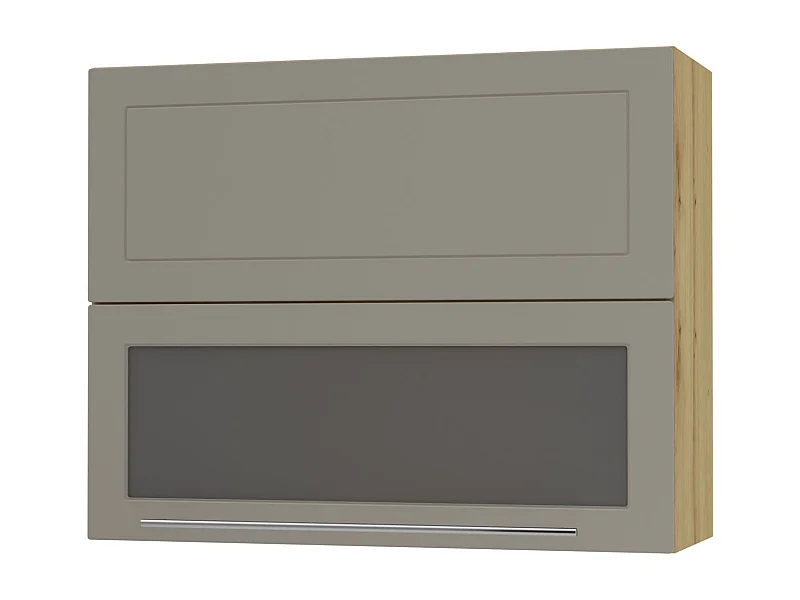 KÜCHENHÄNGESCHRANK Kvantum W8BS/90 Weiß Matt / Eiche Artisan Matt 90 / 32,5 / 72cm