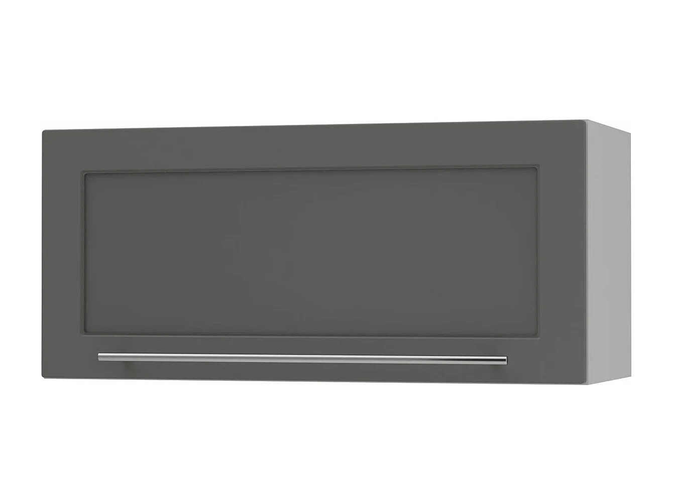 KLAPPHÄNGESCHRANK Kvantum W4BS/80 Graphit Matt / Grau Matt 80 / 32,5 / 36cm